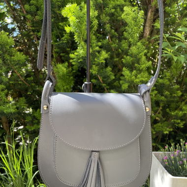 graue Tasche