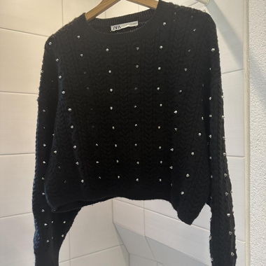 zara cropped sweater