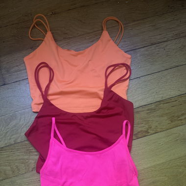 Neon crop top bundlee