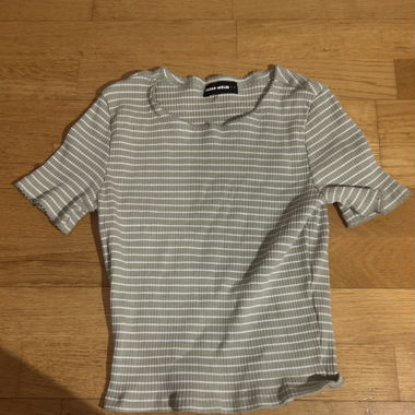 Gestreiftes Kurzarm Shirt
