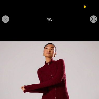 Bordaux Strickjacke