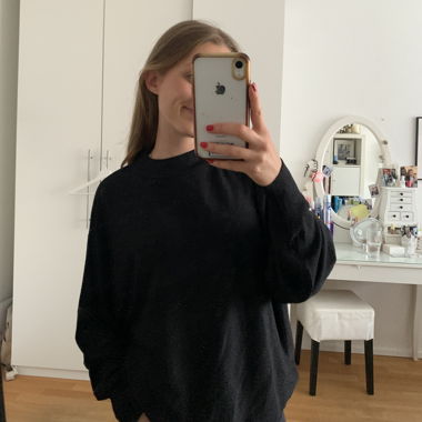 Maglione con glitter nero Esprit