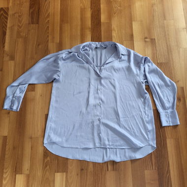 ZARA Bluse hellblau Gr. S
