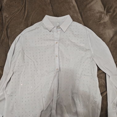 Blusa con strass taglia M
