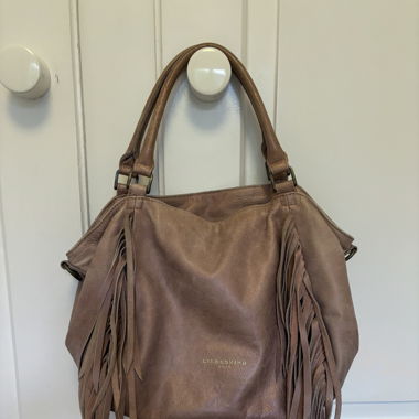 Nude farbene Echtleder LIEBESKIND Handtasche