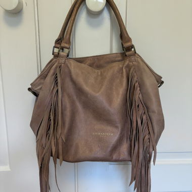 Nude farbene Echtleder LIEBESKIND Handtasche