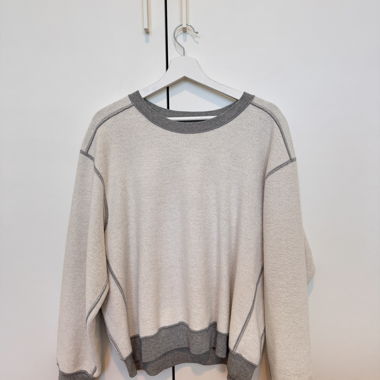 Lady White Co. Reversible crewneck 