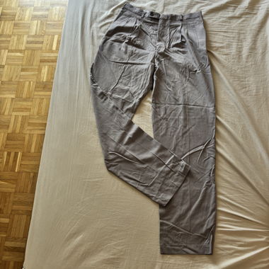 Pantalon coupe droit violet mauve 