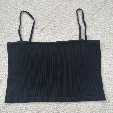 Black crop top