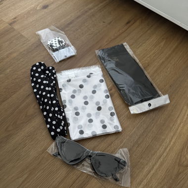 Accessoires für Retro Party