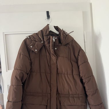 Braune Winterjacke