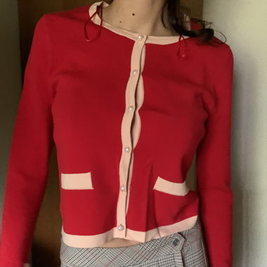 Cardigan rosso Zara