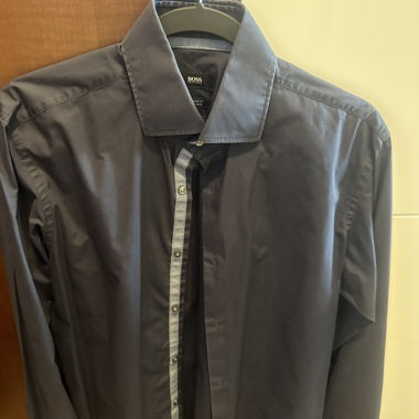 Camicia blu navy BOSS