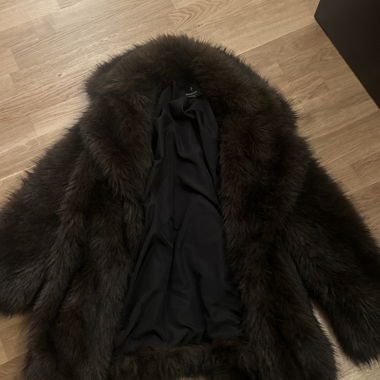 Brown Faux-Fur Coat