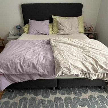 Ikea Bett 160x200cm grau
