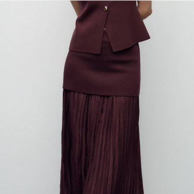 Maxi Rock Burgundy