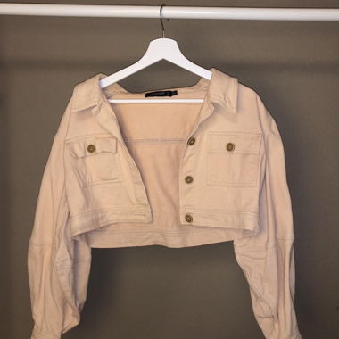 Pink Cropped Jacket