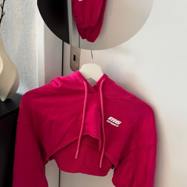 Ensemble survêtement hoodie rose MG