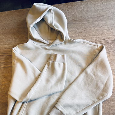 Hoodie beige - REVIEW, Grösse M, beige 