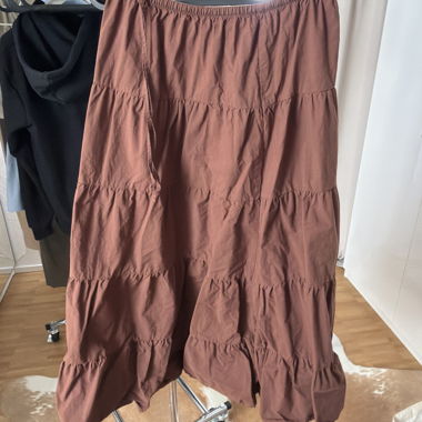 Jupe longue marron