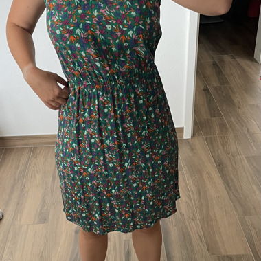 Green Floral Dress