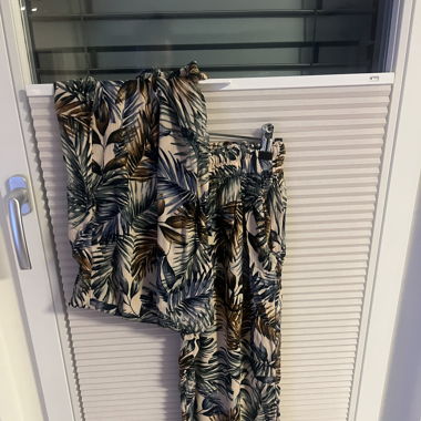 Bedruckte Palazzohose