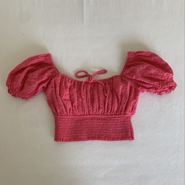 Pinkes Crop Top