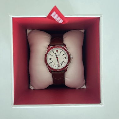 Orologio Wenger pelle marrone