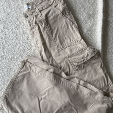 Beige Cargohose