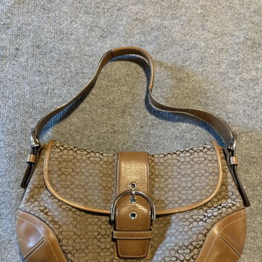 vintage Coach Soho Schultertasche medium size
