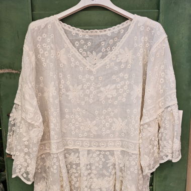 Blusa BOHO con pizzo