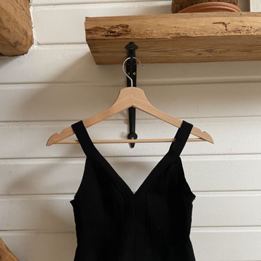 schwarzes Croptop