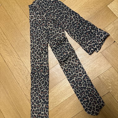Calze a fantasia leopardata