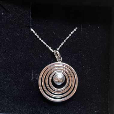 Stardust silver chain meteorite Tribal 925 new