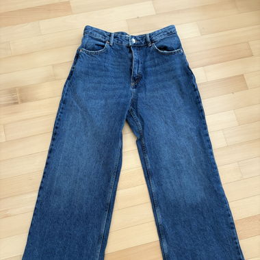 Pull & Bear Wide-Leg High Waist Jeans Gr. 40