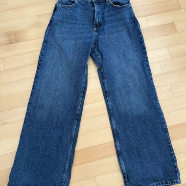 Pull & Bear Wide-Leg High Waist Jeans Gr. 40