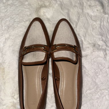 Brown loafers