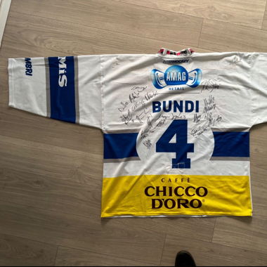 2008-09 HCAP Matchworn Trikot Bundi Ambri Piotta