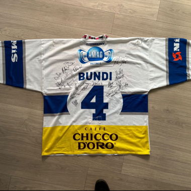 2008-09 HCAP Matchworn Trikot Bundi Ambri Piotta