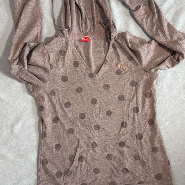 Puma Felpa con Cappuccio a Pois