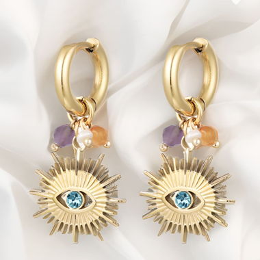 Cleopatra's Eye Earrings - Mystical Elegance
