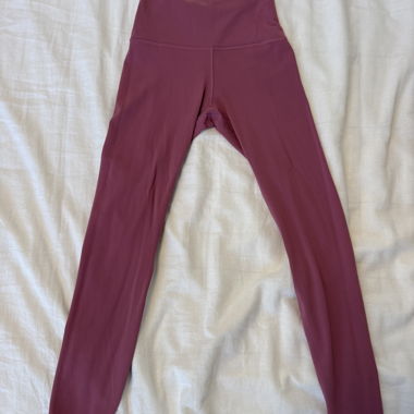 Leggings de sport roses Lululemon