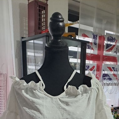 White Crop Top
