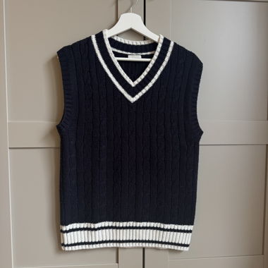 Pullunder / Slipover gestrickt blau