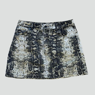 Vintage "snakeskin" women's skirt