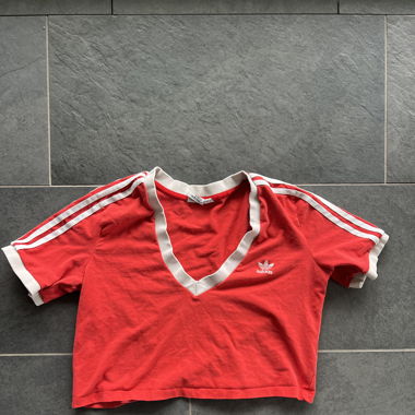 Retro Red Adidas Crop