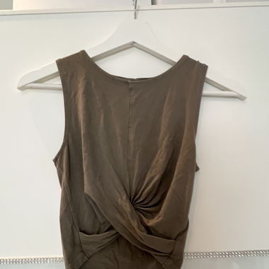 Olive green top