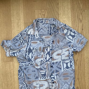vintage hemdbluse kurzarm