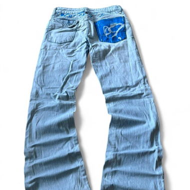 Pantaloni in jeans stampati