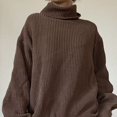 Brown sweater